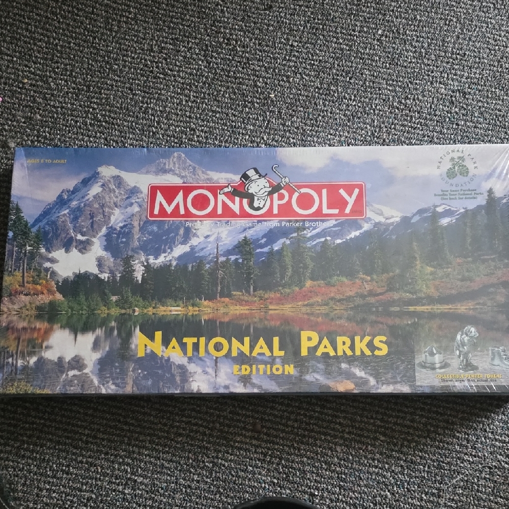 Monopoly National Parks Edition Board Game - Monopoly Brand, Blue/Green
